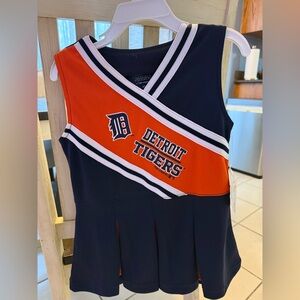 Toddler Detroit Tiger Cheerleader Dress - Navy and Orange